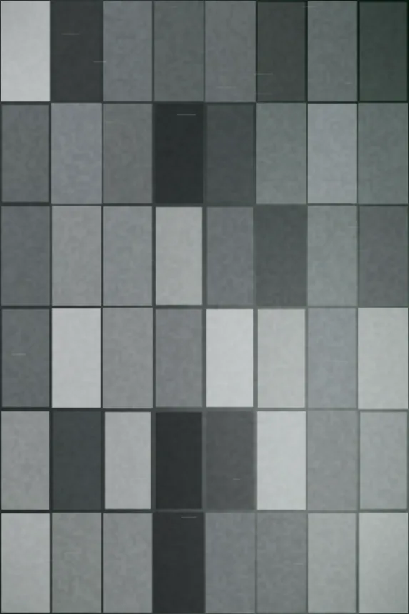 Antracit partja - letisztult hangulatú absztrakt festmény, füstszürke és fehér színvilággal, strukturált festmény 60 x 90 cm