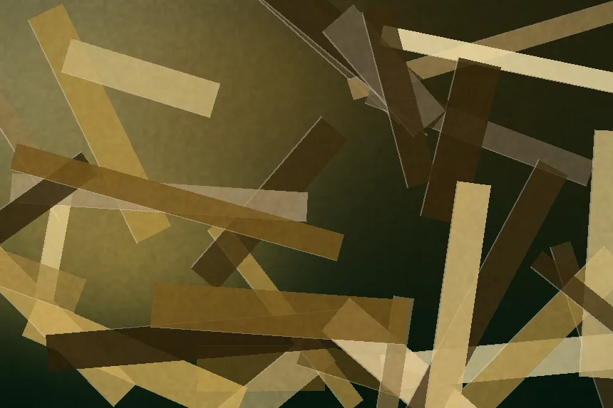 Fehér zaj partja - energikus hangulatú absztrakt festmény, arany és bronz színvilággal, palettakéses festmény 135 x 90 cm